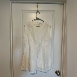 Jil sander white dress